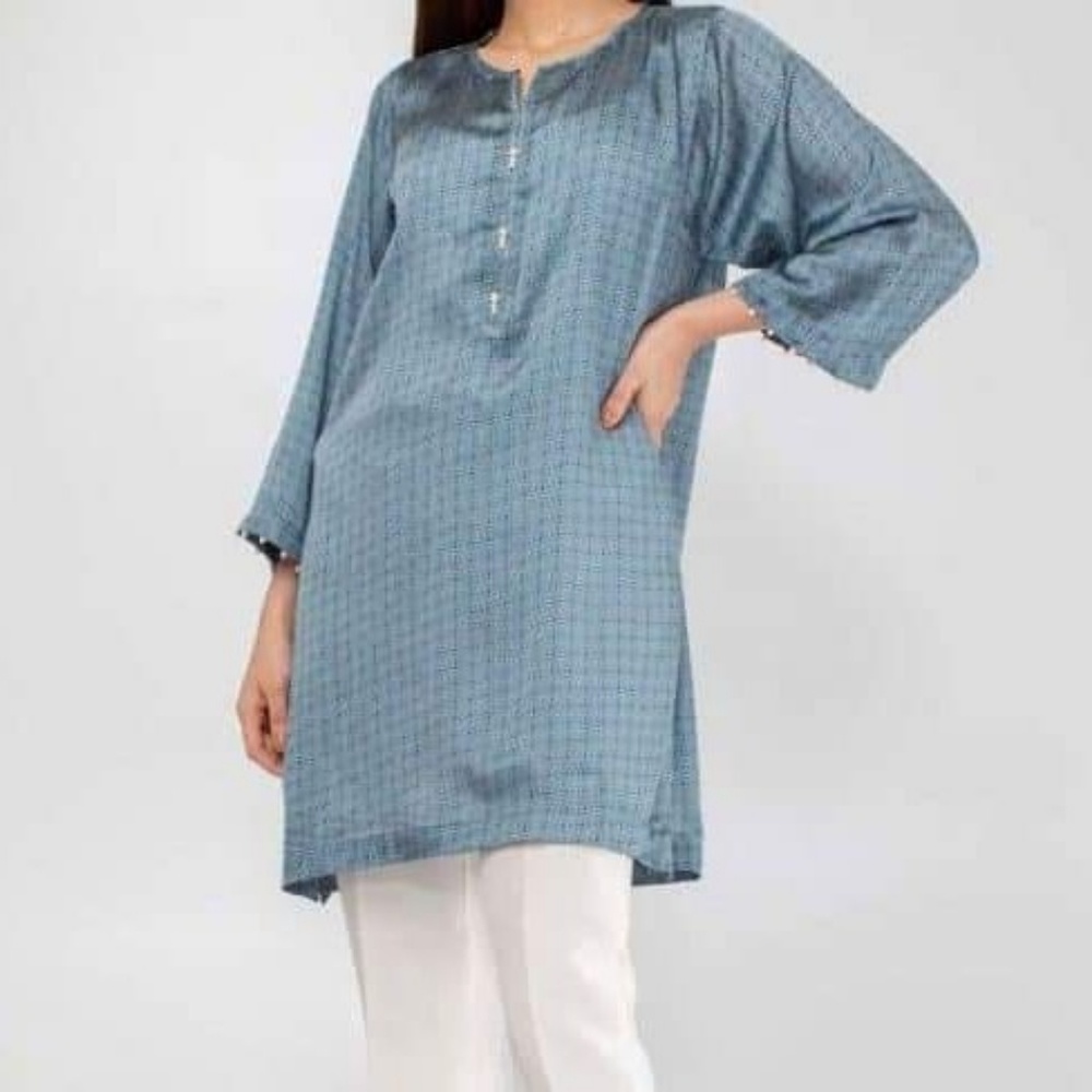 ✔️SOLD ✔️ Khaadi Silk Kurti Kurta Kameez Pakistani
